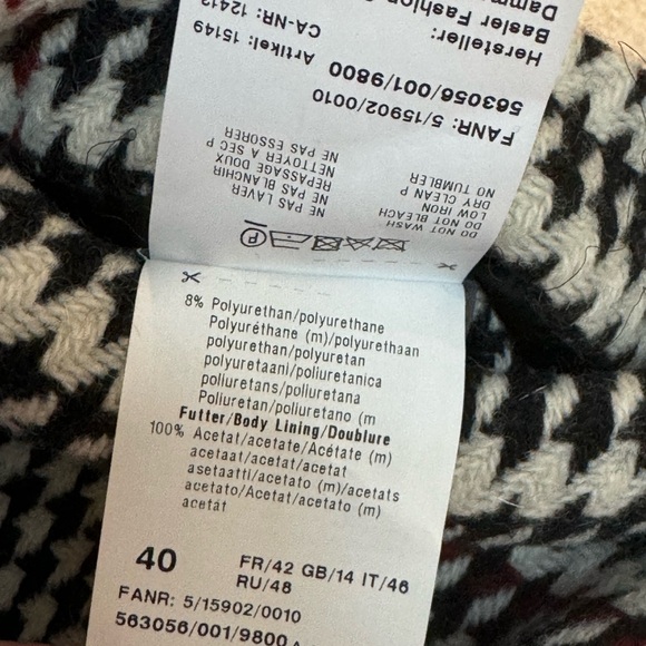 Cape plaid Basler company, size L. Brand new with tag. - Picture 7 of 8